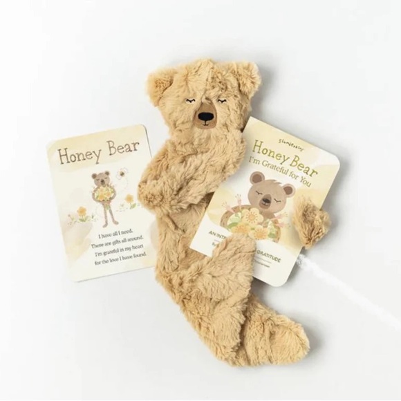 Slumberkins Gratitude Honey Bear Snuggler Plush - Picture 3 of 3